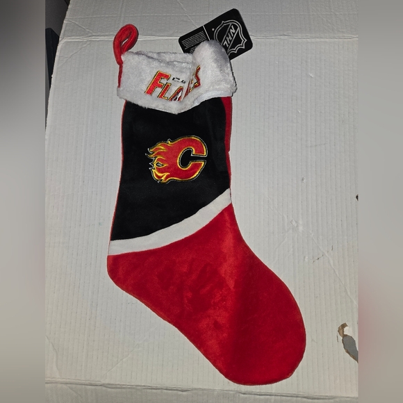 Calgary Flames Forever Collectibles NHL Hockey 18" Christmas Stocking NWT - Picture 1 of 11